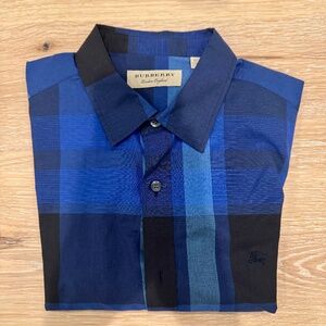 Burberry long-sleeve check button-down shirt